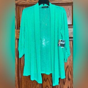 Kasper Cardigan in Jade Green Small NWT